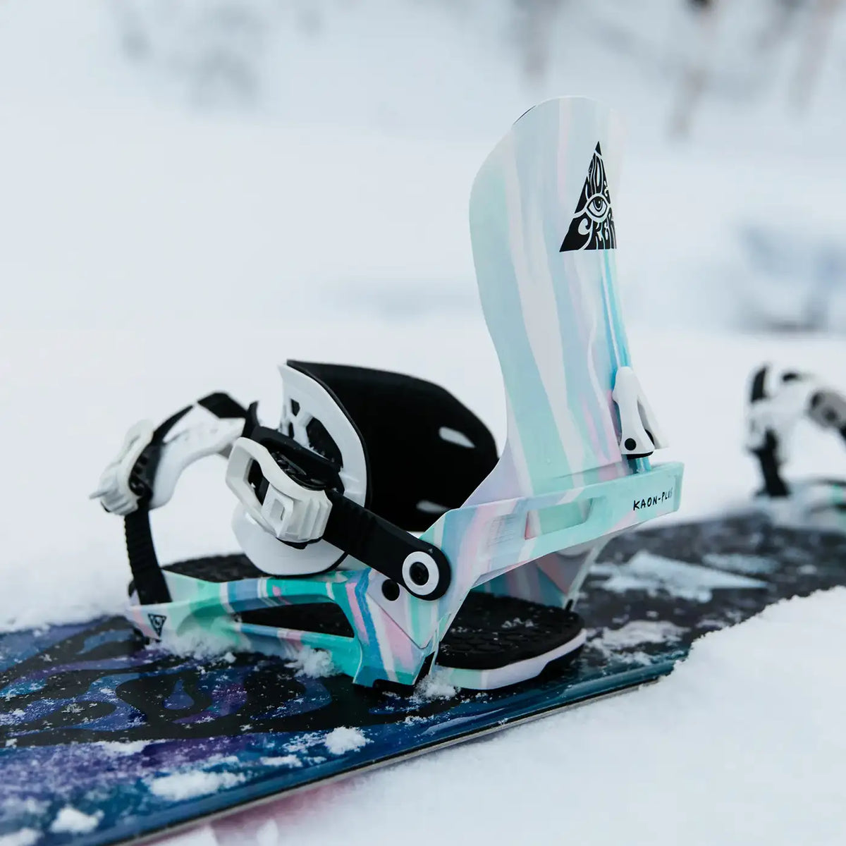 Kaon Plus 2026 | Seamless Connection | Nidecker | CA Kaon Plus Bindings Nidecker Premium Swiss Snowboard