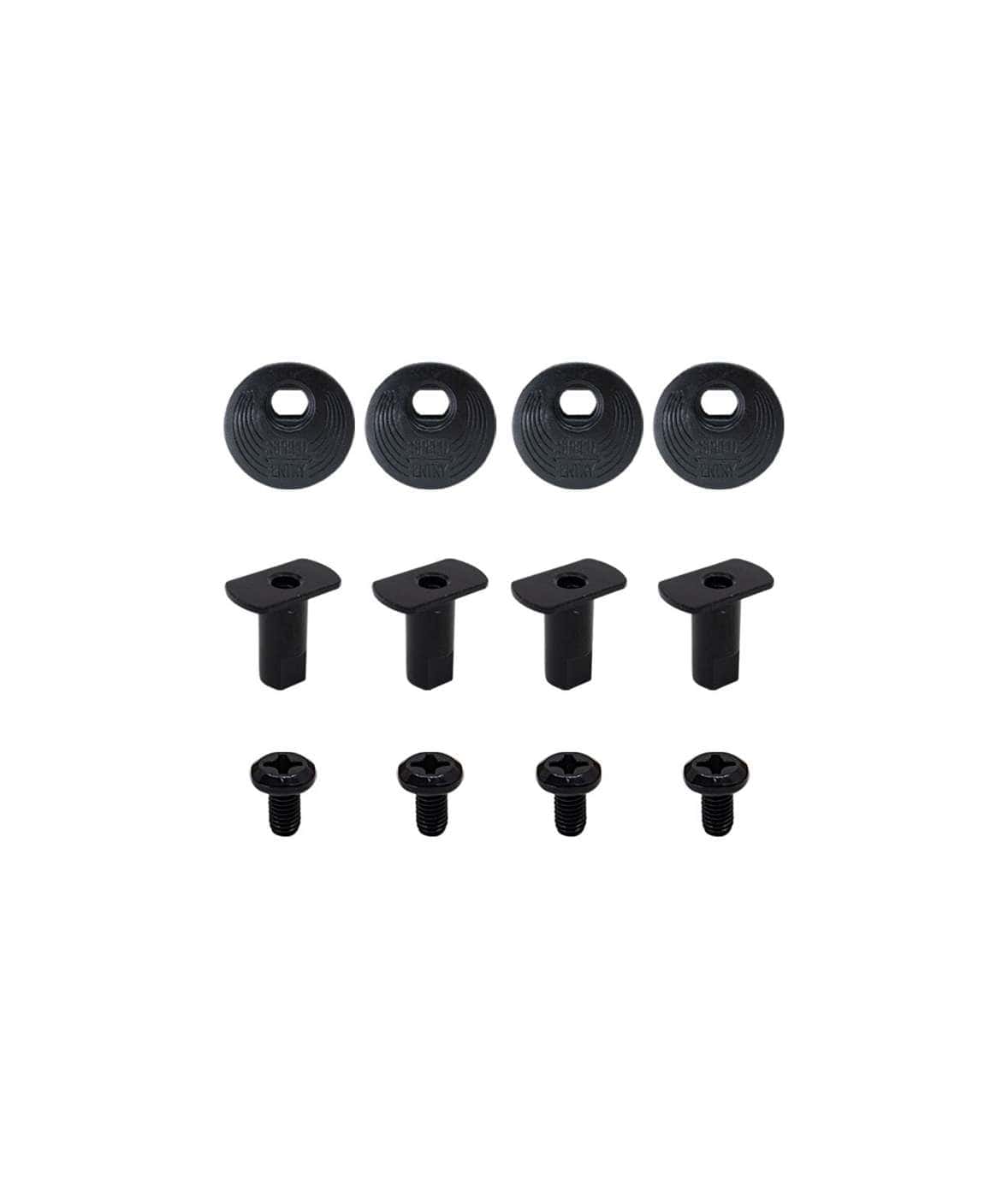 Hw-F002-A - Axis-Fnx Hb C-Bolt Set | Nidecker | CA HW-F002-A - Fenix Uniback C-Bolt Set Spare Parts Nidecker Premium Swiss Snowboard 7630949104533 N.25.PAN.AFB.BK.OS.1