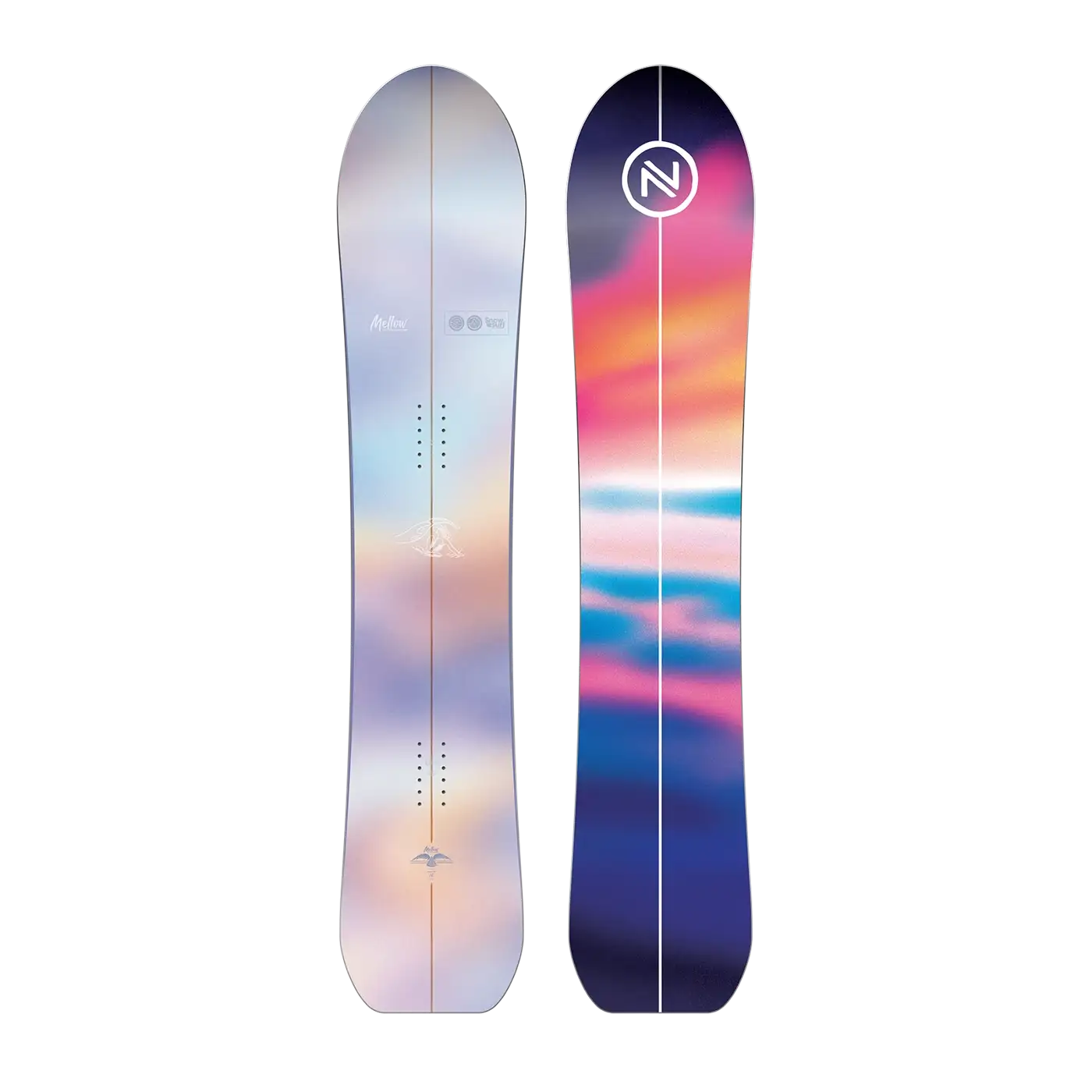 Mellow 2026 | Turn The Tide | Nidecker | CA Mellow Snowboards Nidecker Premium Swiss Snowboard